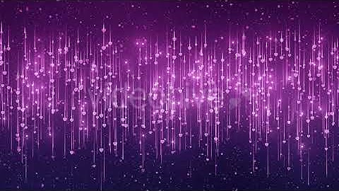 Hearts Particles Rain | Motion Graphics - Envato elements