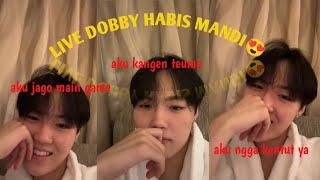 LIVE DOYOUNG HABIS MANDI NEMUIN TEUME KARENA KANGEN SUB INDO