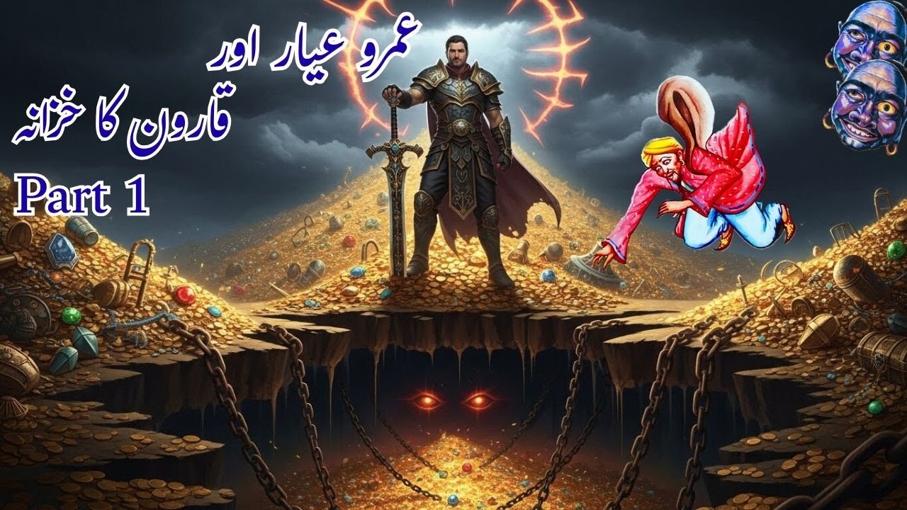 Umro Ayyar Aur Qaroon Ka Khazana ( Part 1 )  | Umro Ayar Ki Kahaniyan | Moral Kahani Land