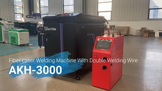 [AKH-3000] 3000W Laser Welding Machine With Dual Wire Feeder SUP Controller - Shine AccTek China