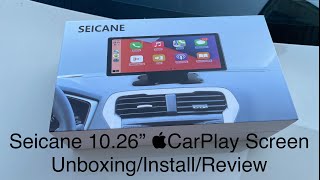 Seicane CarPlay/Google Android Auto Display Screen Unboxing, Overview, Install and Review