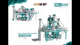Multi Grain Vibro Cleaning and Grading Plant | Upto 6 ton | Quality Grains | 90 99 99 77 58 / 56