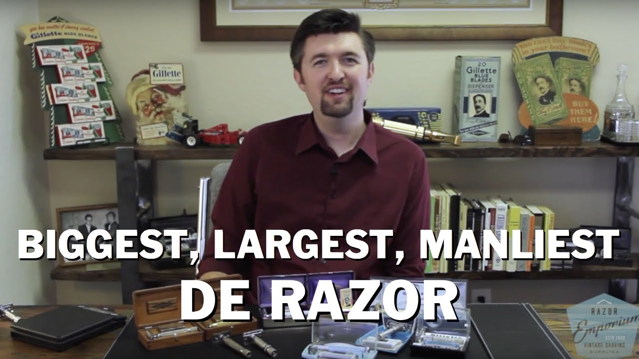 BIGGEST LARGEST MANLIEST Vintage DE Gillette Safety Razors pre-1964 ...