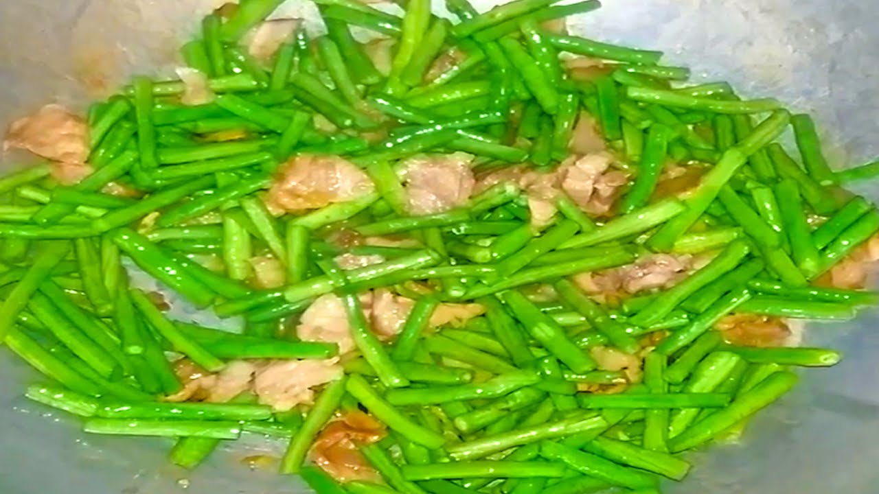 Pork And Long Bean Fry Recipe HOW TO COOK HEALTHY LONG BEAN AND PORK
