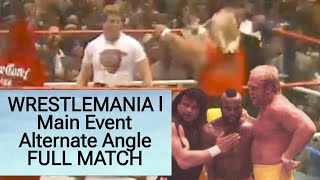 WRESTLEMANIA 1 Hulk Hogan & Mr.T vs Roddy Piper & Paul Orndorff alternate angle found footage #wwe