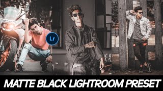 Matte Black Lightroom Presets | Lightroom Free Presets Editing  | Lightroom Editing Tutorial | #372 screenshot 3