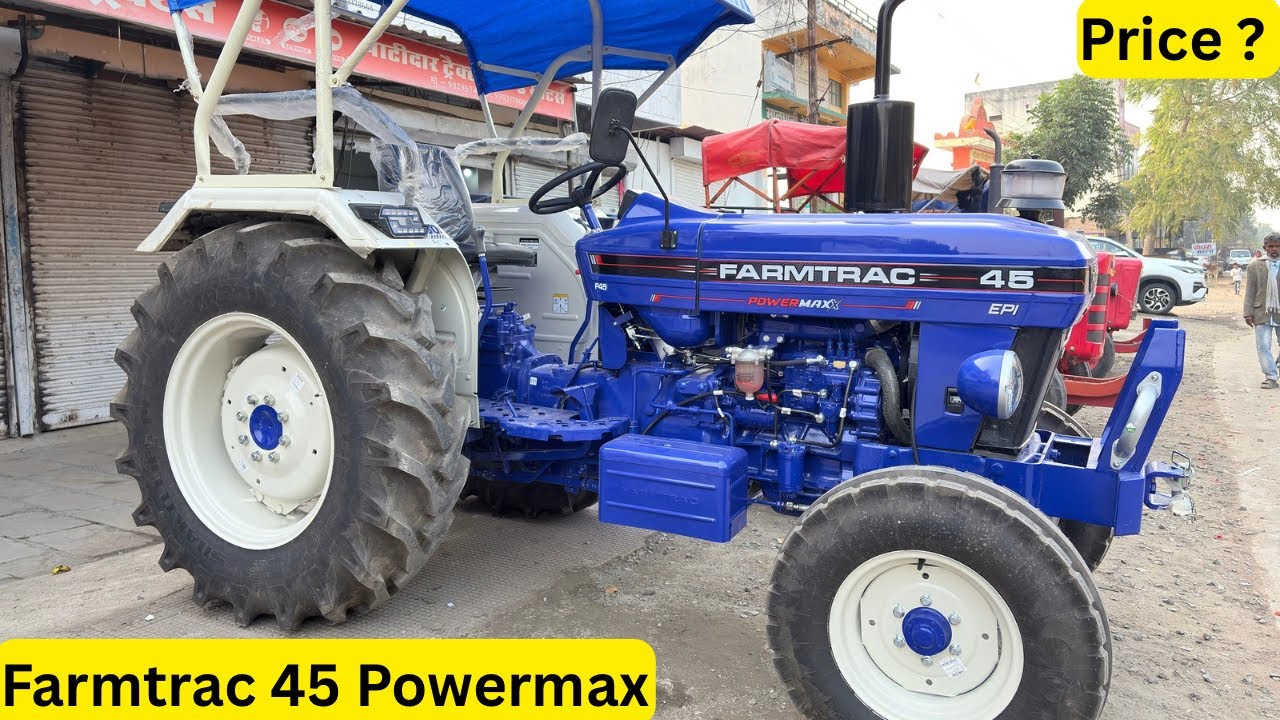 ये लो दोस्तों  Farmtrac 45 Powermax EPi 50hp Cat Full Review and Price @indianfarmingtech 