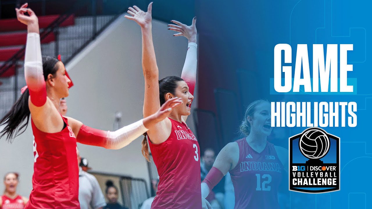 Индиана против Мэриленда | Лучшие моменты | Волейбол Big Ten | 31.10.2025