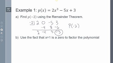 Lesson 61-2 Polynomials  Graphs of Polynomials Factor and Remainder Theorem