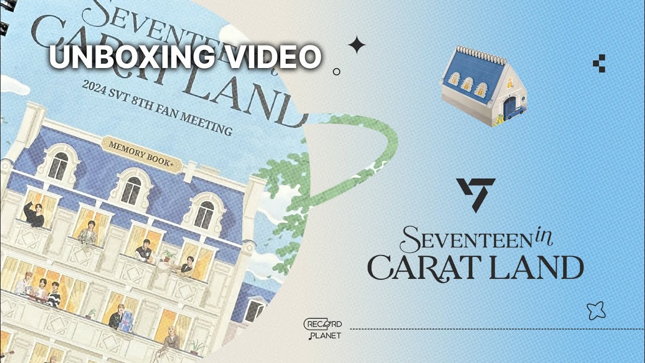 SEVENTEEN [ 8TH CARAT LAND MEMORY BOOK ] Unboxing｜세븐틴