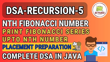 Best DSA Course- Recursion 5| Fibonacci number Basic Problems | Leetcode | GFG | DSA for Placements!