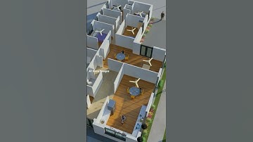 3D floor plan animation video #a1homedesign1