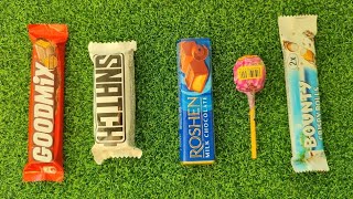 Satisfying video Asmr lollipops candy unboxing video Asmr opening video and chocolate gummy candy