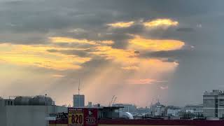 Quezon City sunset real time Philippines 4 March 2024