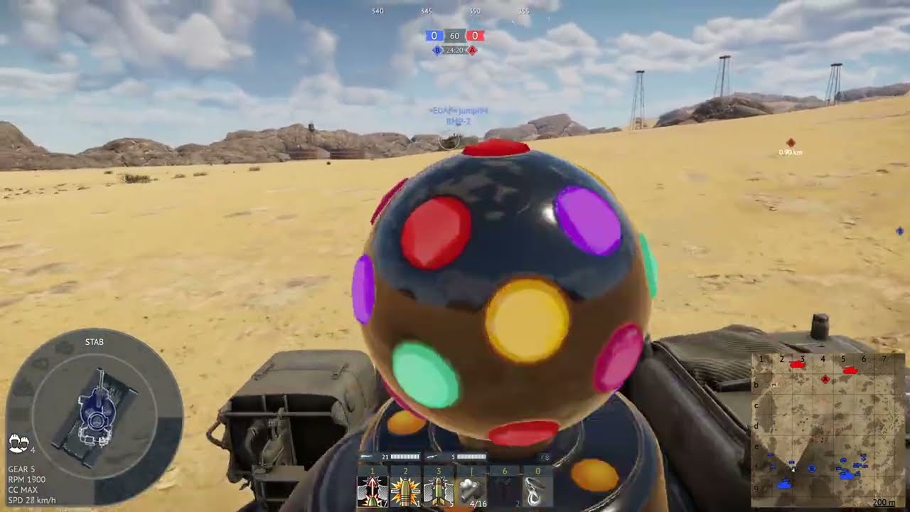 美國 8.3 | Sinai，M60A2單車9殺