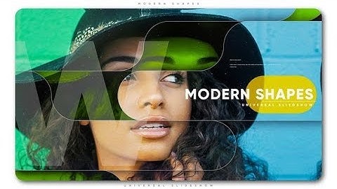Modern Shapes Universal Slideshow | After Effects Template | Videohive #AfterEffectsTemplate