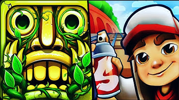 Tample Run, Subway Surfers All New Apk Update Gameplay Android Walkthrough iOS #game More Gaming