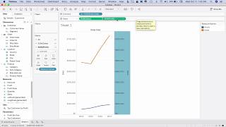 Tableau Dual Axis and Measure Names