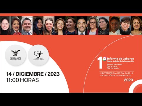 ⭕️ 1er. Informe de Labores del Poder Judicial de la Federación - 2023