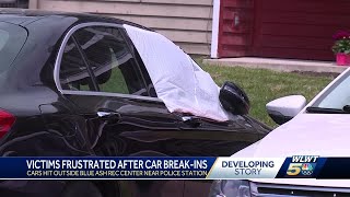 Victims frustrated after more car break-ins in Blue Ash — this time near police station