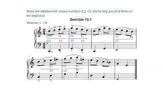 🎹 Exercise 13.1 – Four Octaves on the Keyboard (Page 94)