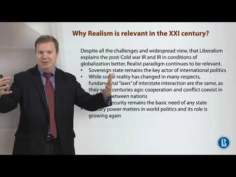 Relevance of realism - Back to classics the Realist Paradigm
