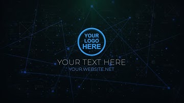 FREE 2D Intro #34 | Digital Connections Logo/Name Reveal | The Best Intro Templates Ever