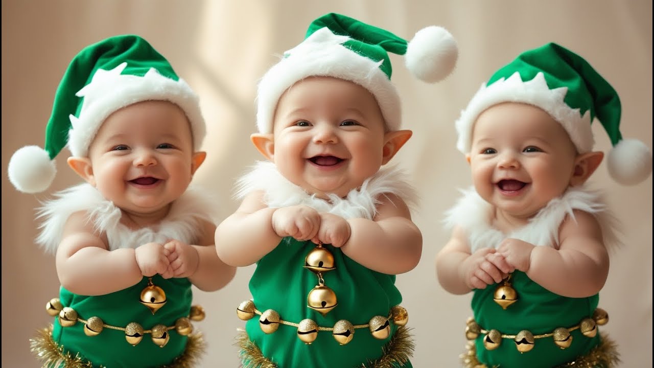 Jingle Bells Dance 🎄 Christmas Song for Kids | Babies & Toddlers ...