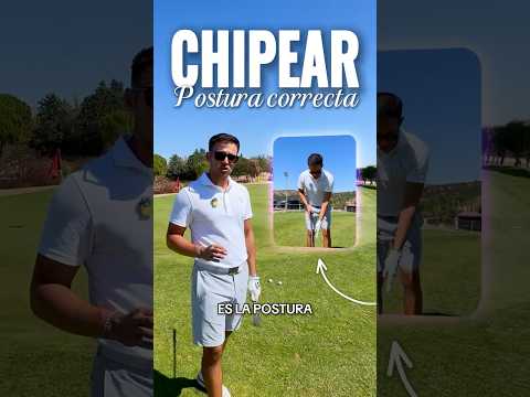 Postura correcta al chipear 🏌️‍♂️👌 #golf
