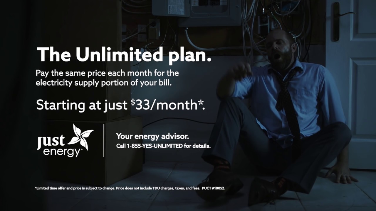 Just Energy's TX Unlimited Plan Product TV Spot 30 Seconds YouTube