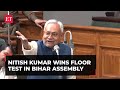 Bihar: Nitish Kumar wins floor test with support from 129 MLAs, makes corruption charges against RJD