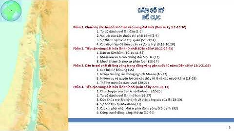 Cựu Ước Lược Khảo - Dân Số Ký (1) - Mục sư Nguyễn Phi Hùng