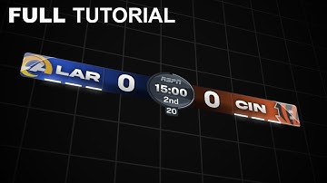 NBC Sunday Night Football Score Bug Recreation | vMix