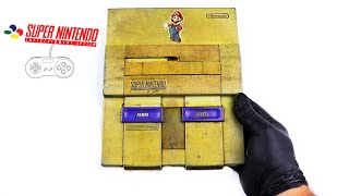 видео: Восстановление пожелтевшей консоли Nintendo SNES Vintage Restoration & Repair ASMR картинка: Восстановление пожелтевшей консоли Nintendo SNES Vintage Restoration & Repair ASMR