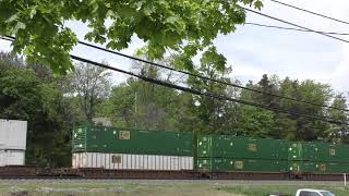 NS 7020 Leads An Stack Train @ Cresson, PA 4K
