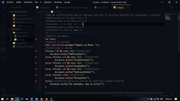 JavaScript: Condicionales Anidados con ELSE IF y Operadores Lógicos