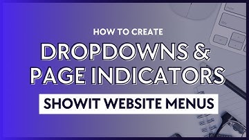 Adding Page Indicators and Dropdown Menus in Showit