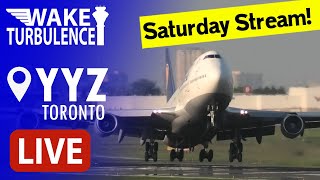 🔴 LIVE Toronto Pearson Airport Plane Spotting ️✈️ Saturday YYZ Action!