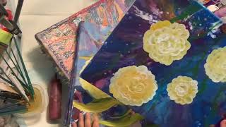 #155 Behind the Scenes🌈Practice One Stroke Roses #blindart  #arttherapy  #blindartist #pridemonth