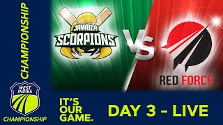 🔴 LIVE Jamaica v Trinidad & Tobago - Day 3 | West Indies Championship 2024 | Friday 19th April