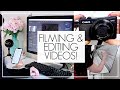 How I Film & Edit Videos For YouTube! Nail Tech Behind The Scenes