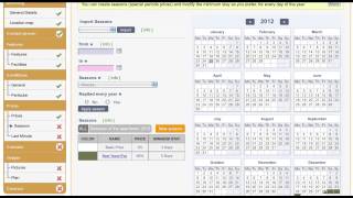 09. How to establish special seasons for your apartment