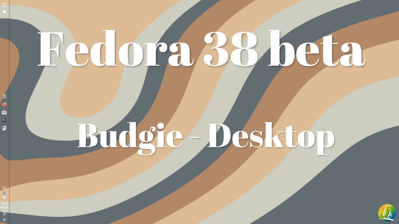 #fedora 38 beta mit Budgie Desktop - YouTube