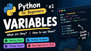🐍 Python Variables for Beginners