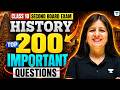 Class 10 Social Science 2nd Board Exam 2026  | Top 200 Important Questions | Final Revision🔥
