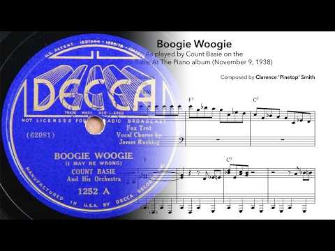 Count Basie - Boogie Woogie (New York, November 9, 1938)