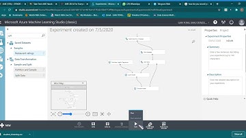 Experiments   Microsoft Azure Machine Learning Studio classic
