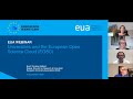 EUA webinar: Universities and the European Open Science Cloud