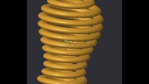 HELICAL SWEEP IN CREO