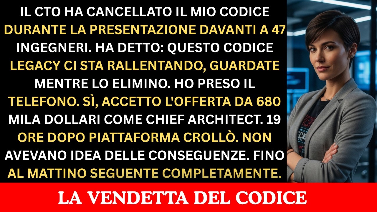 «Rachel, questo è letteralmente il modo di pensare di un’altra epoca.» Era un mercoledì pomeriggio qualunque, nella sala riunioni del terzo piano, con il rumore della macchinetta del caffè che...